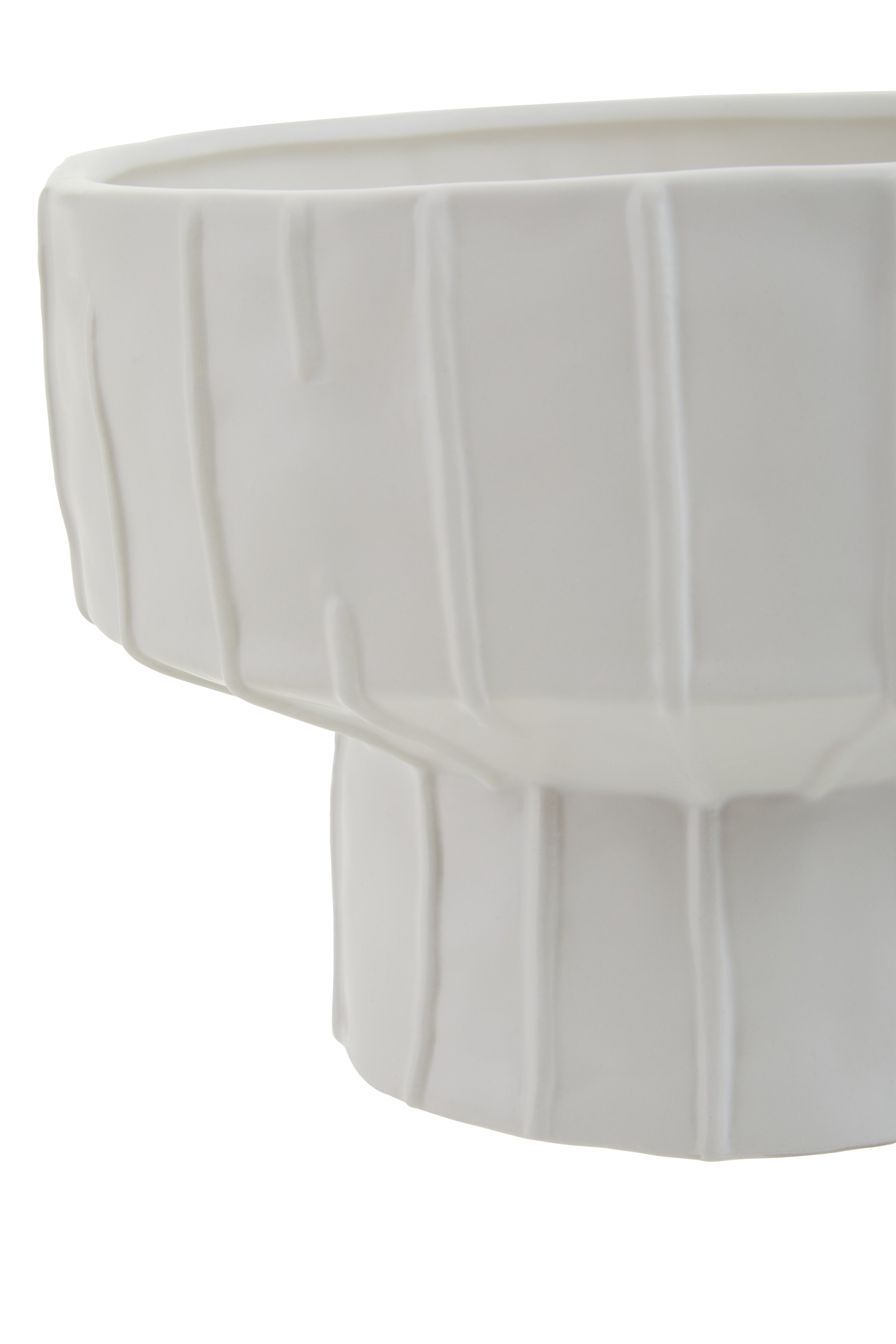 Allori White Ceramic Planter